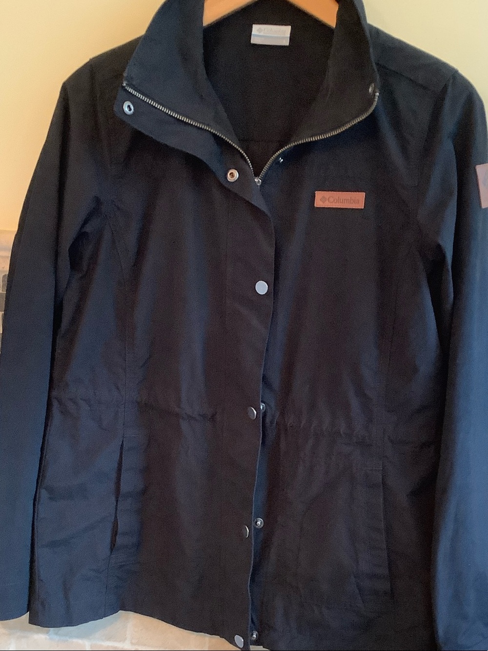 Columbia Women's Black Utility Jacket with Snap Front